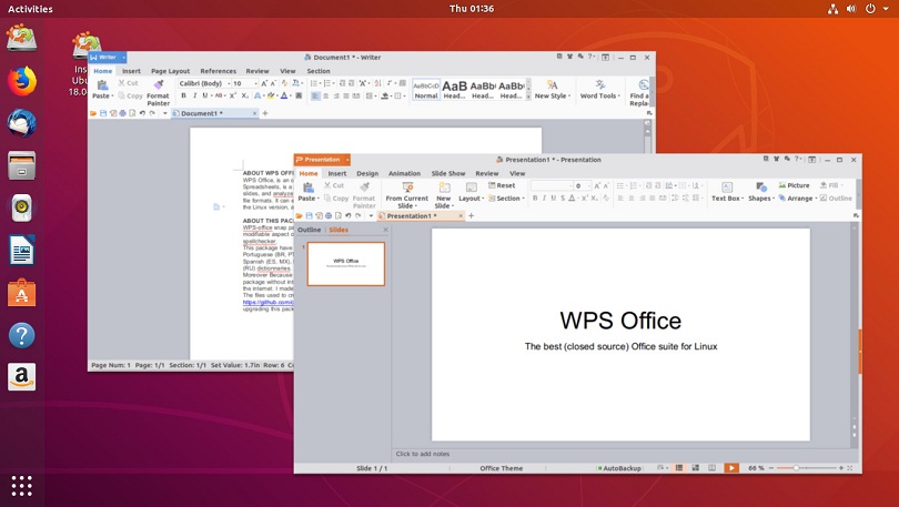 WPS Office trên HDDH Linux