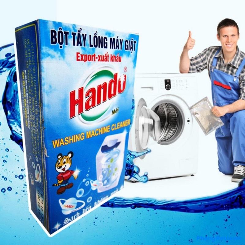 bột vệ sinh máy giặt