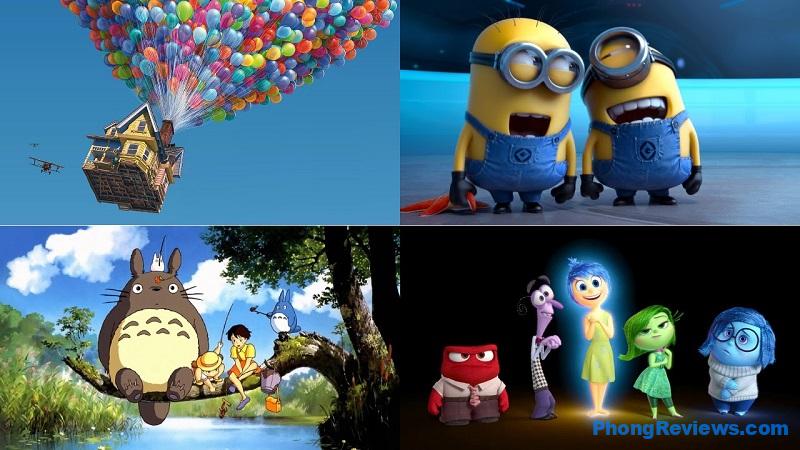 Top 10 Phim hoạt hình hay, vui nhộn được tìm xem nhiều nhất