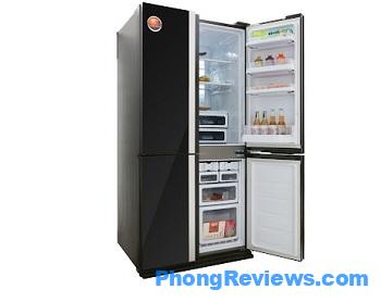 Tủ lạnh Sharp SJ FX688VG BK
