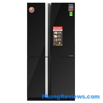 Tủ lạnh Sharp SJ FX688VG BK