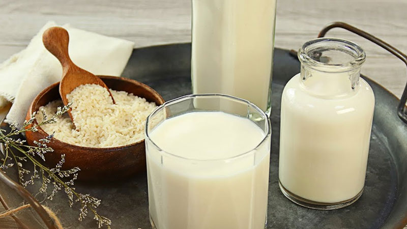 cách làm sữa gạo non dưỡng da